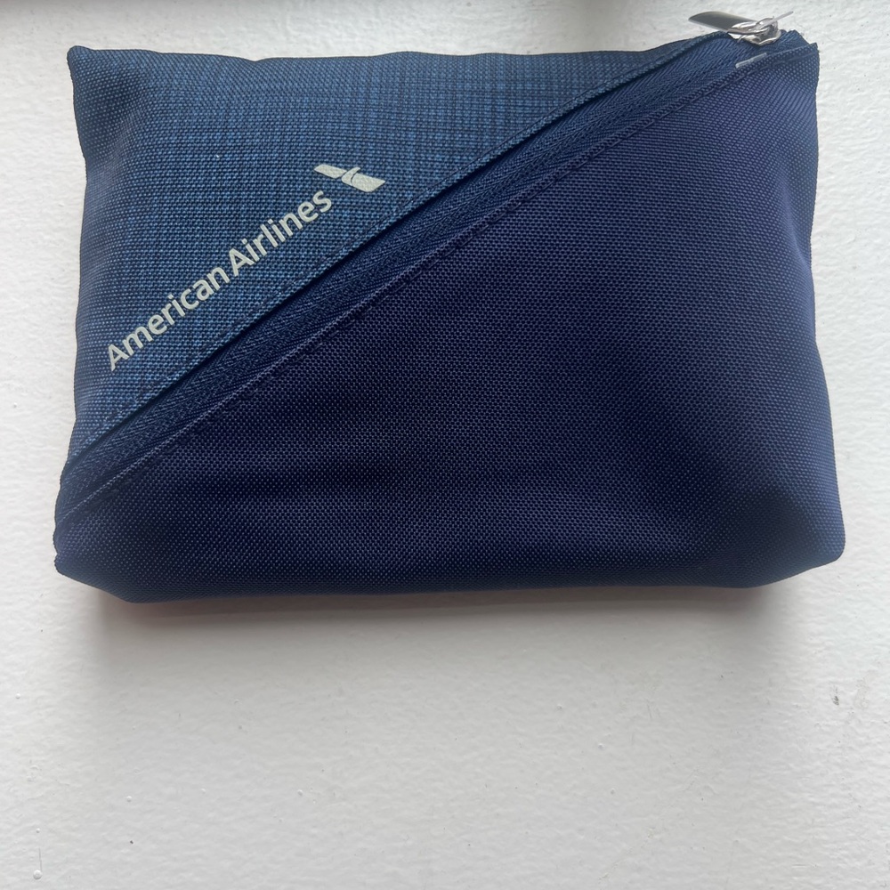 Navy Blue American Airlines Amenity Kit Sealed!!